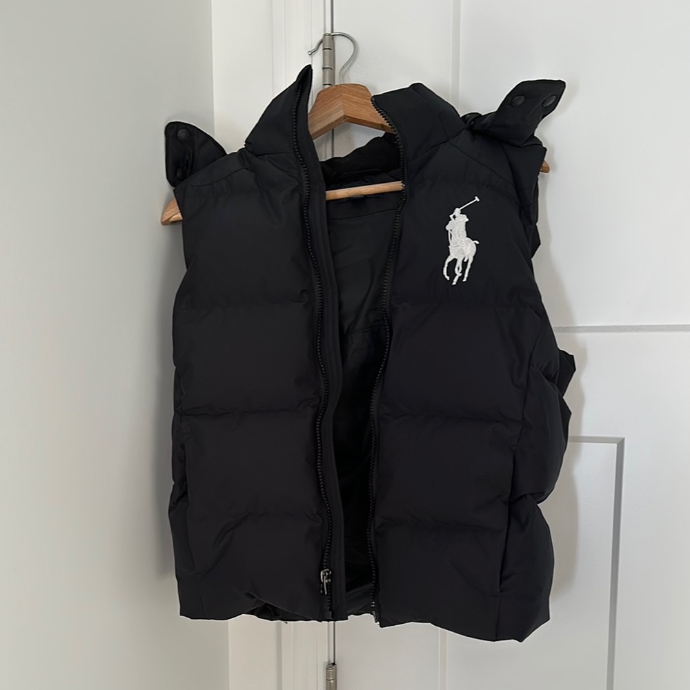 Ralph Lauren Kids Black Puffer Vest